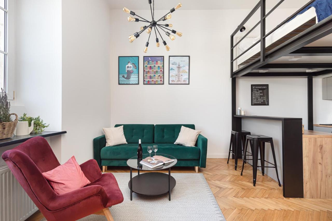 Stylowe Studio Z Antresola Warszawa Exterior foto